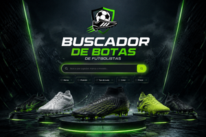 Buscador de botas de futbolistas de EquipaFutbol