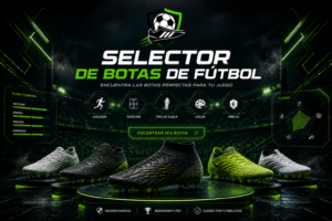 Selector de botas de fútbol de EquipaFutbol