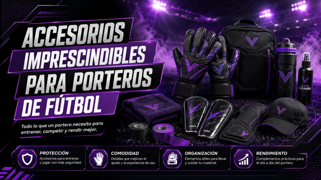 Accesorios imprescindibles para porteros de fútbol: qué llevar a entrenamientos y partidos