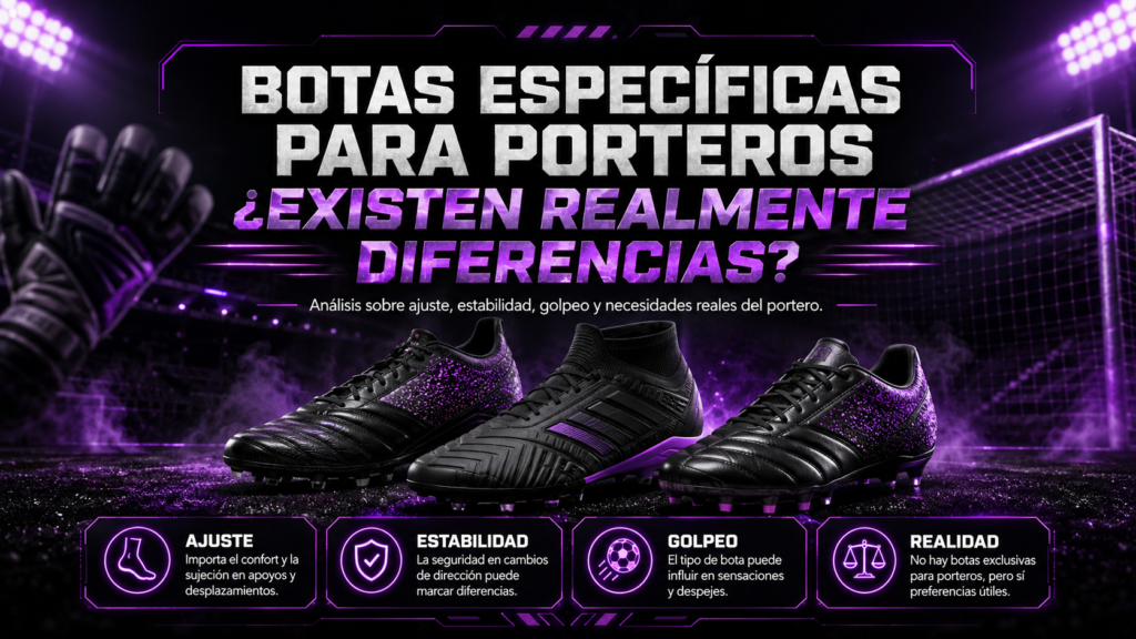 Botas específicas para porteros: ¿existen realmente diferencias?