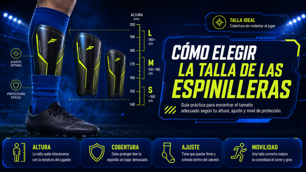 Cómo elegir la talla de las espinilleras: guía completa