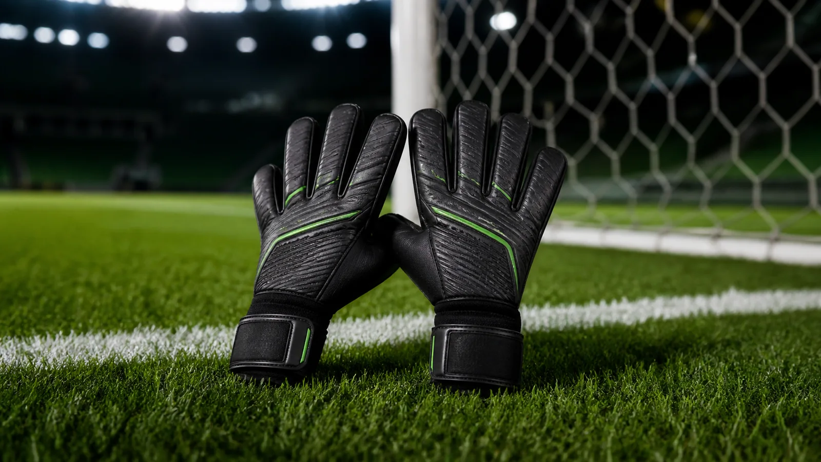 Guantes y equipamiento para porteros de fútbol