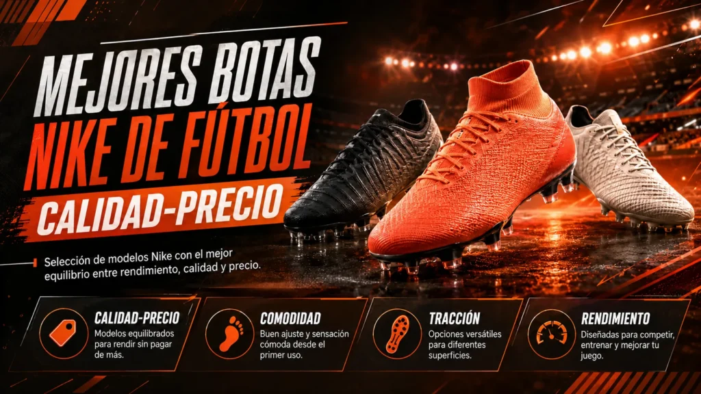 Mejores botas Nike de fútbol calidad-precio: los modelos que más merecen la pena