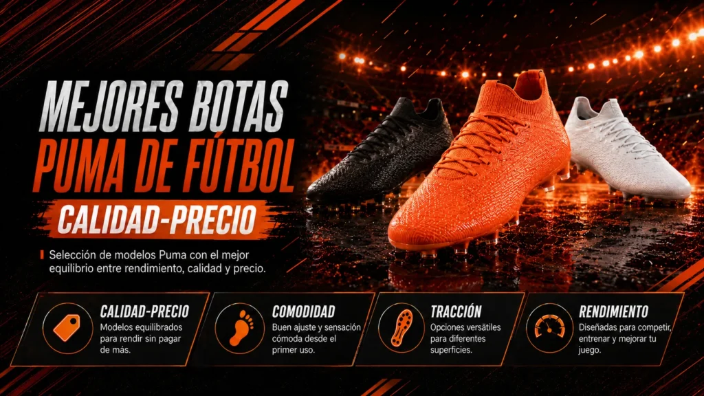 Mejores botas Puma de fútbol calidad-precio: los modelos que más merecen la pena