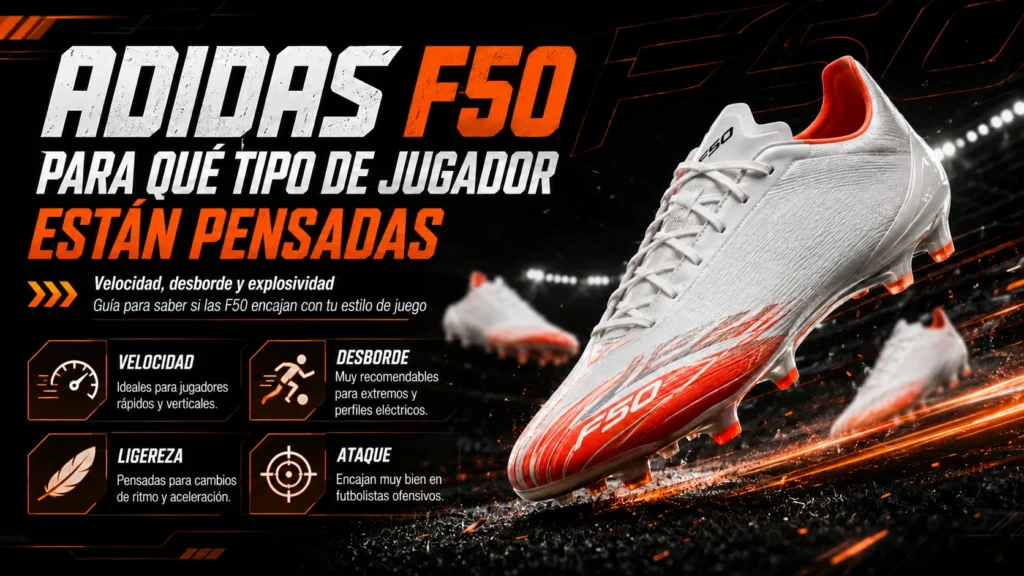 Adidas F50: para qué tipo de jugador están pensadas