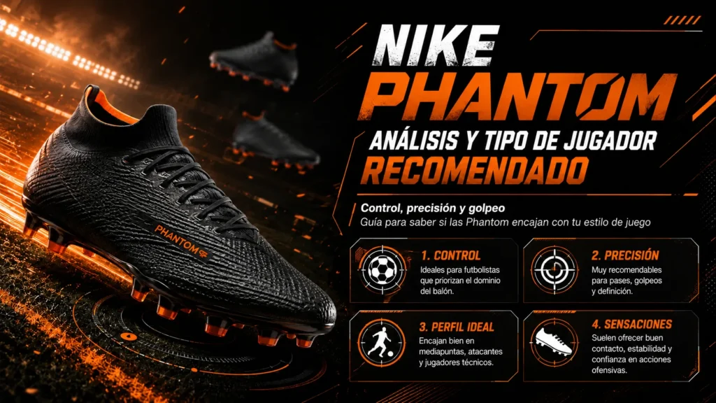 Nike Phantom: análisis y tipo de jugador recomendado