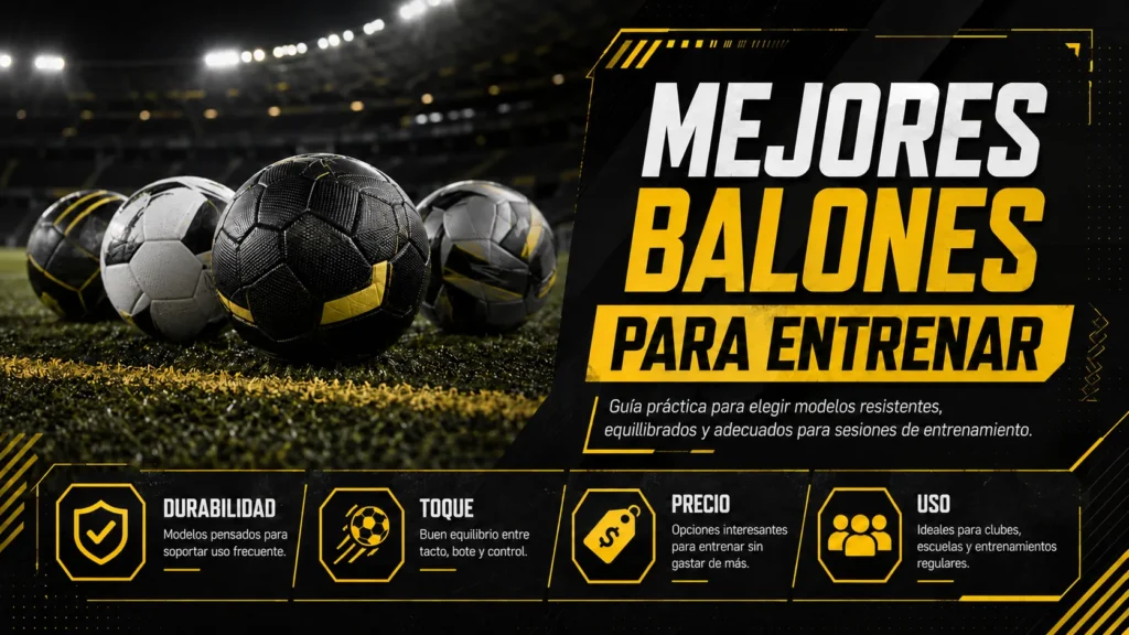 Mejores balones para entrenar: guía de compra