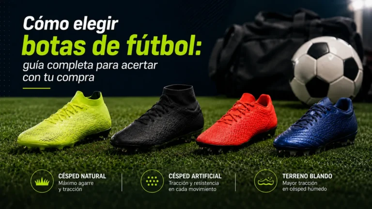 Cómo elegir botas de fútbol: guía completa para acertar con tu compra