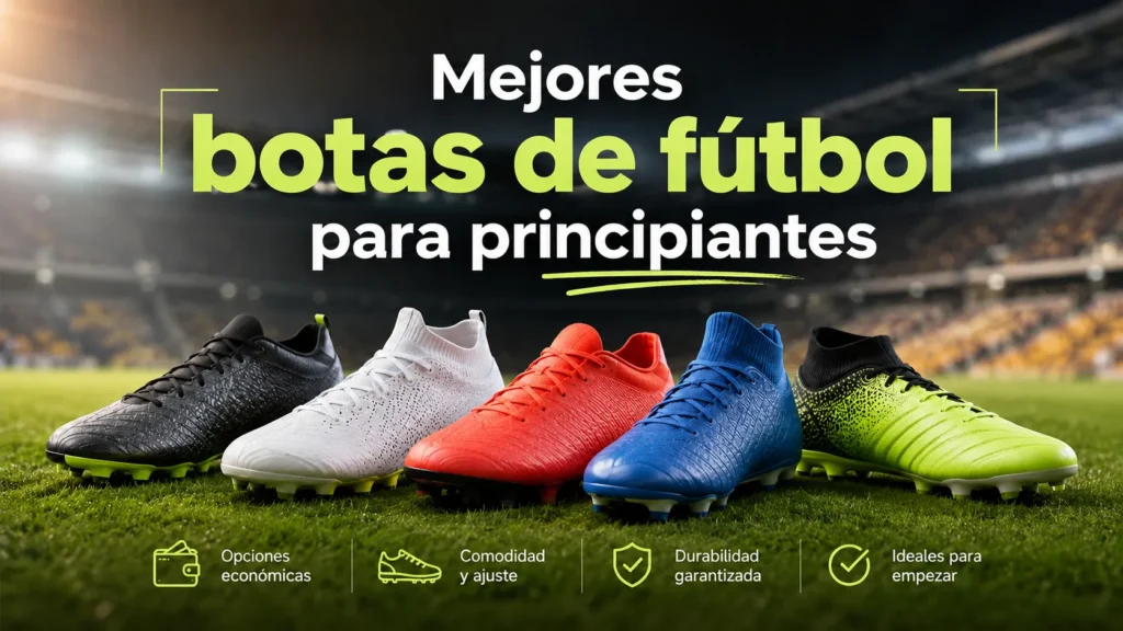 Mejores botas de fútbol para principiantes: modelos recomendados para empezar
