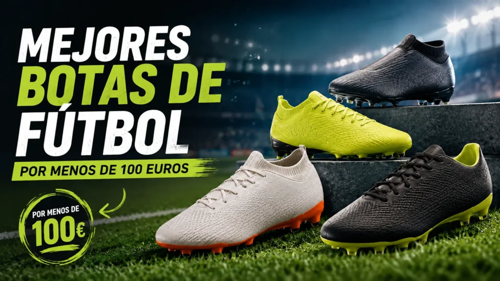 Mejores botas de fútbol por menos de 100 euros: 7 opciones que merecen la pena