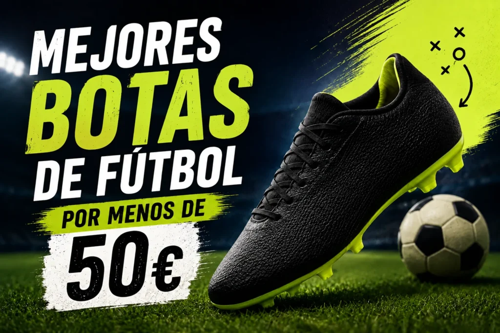 Mejores botas de fútbol por menos de 50 euros: 7 opciones que merecen la pena