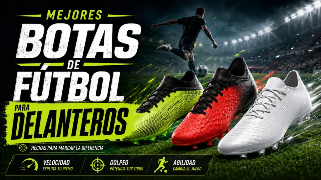 Mejores botas de fútbol para delanteros: las mejores opciones para velocidad, regate y definición