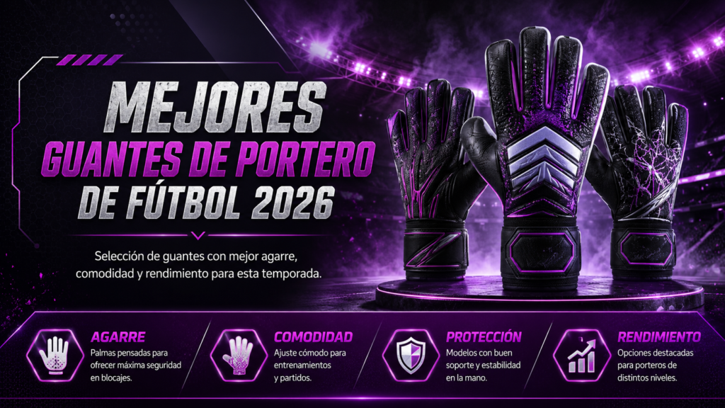 Mejores guantes de portero de fútbol 2026: modelos recomendados para cada tipo de portero